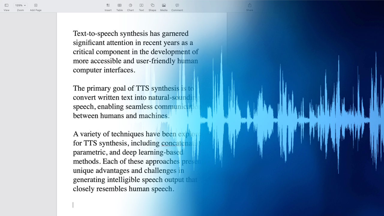 research paper audio reader