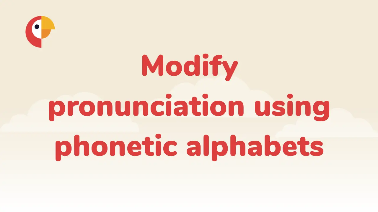 experimental pronunciation audio