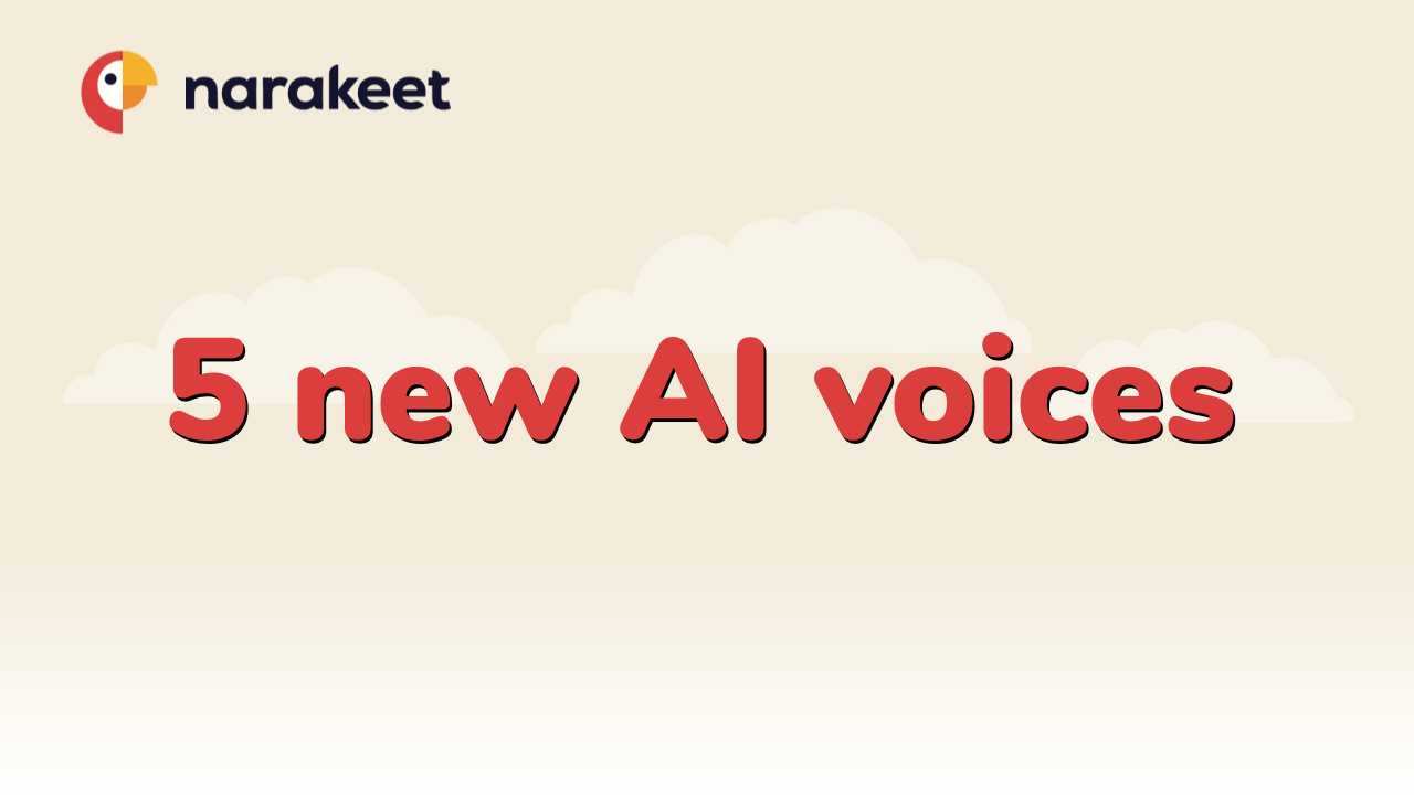 5 new voice generators